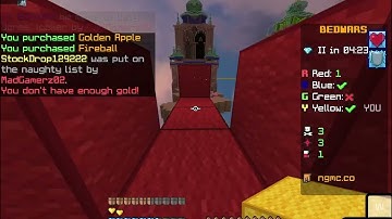 Playting after a month bedwars in nethergames