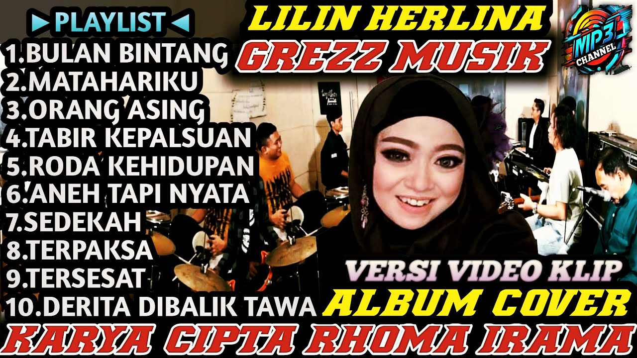 Lilin Herlina-Grezz Music-Album Cover-Karya  Rhoma Irama