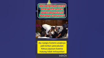 ibu nangis histeris depan KDM ingin mati karena hutang tidak terbayarkan #kangdedimulyadi #kdm