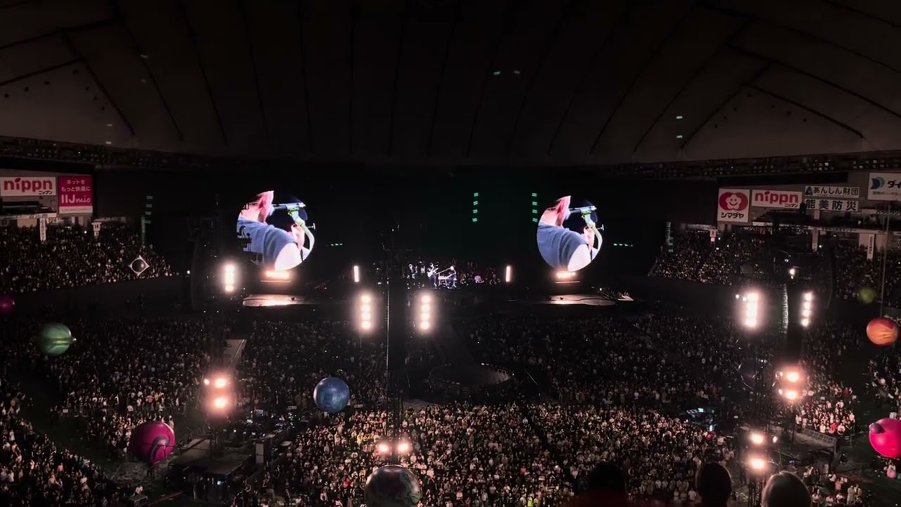 Coldplay performed The Astronaut by Jin in Tokyo Japan #jin #coldplay #bts #seokjin #theastronaut