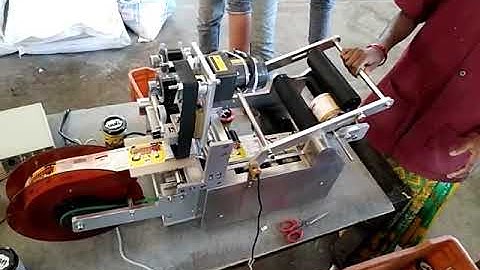 Semi Automatic Round Bottle Labeling Machine with Coder