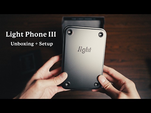 Light Phone III 開封のみ Light Phone III Unboxing and Setup - YouTube