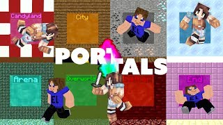 PORTALS CHALLENGE ⏳ w/ Sara 🎮 Minecraft ITA [EL]