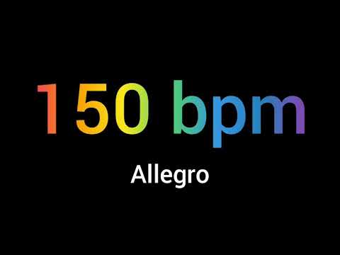 Allegro Risoluto Tempo Bpm