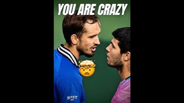 Alcaraz Crazy Rally vs Medvedev🤯