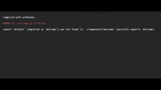 export 'default' imported as was not found in components possible exports default error fixed react - YouTube export 'default' imported as was not found in components possible exports default error fixed react - YouTube