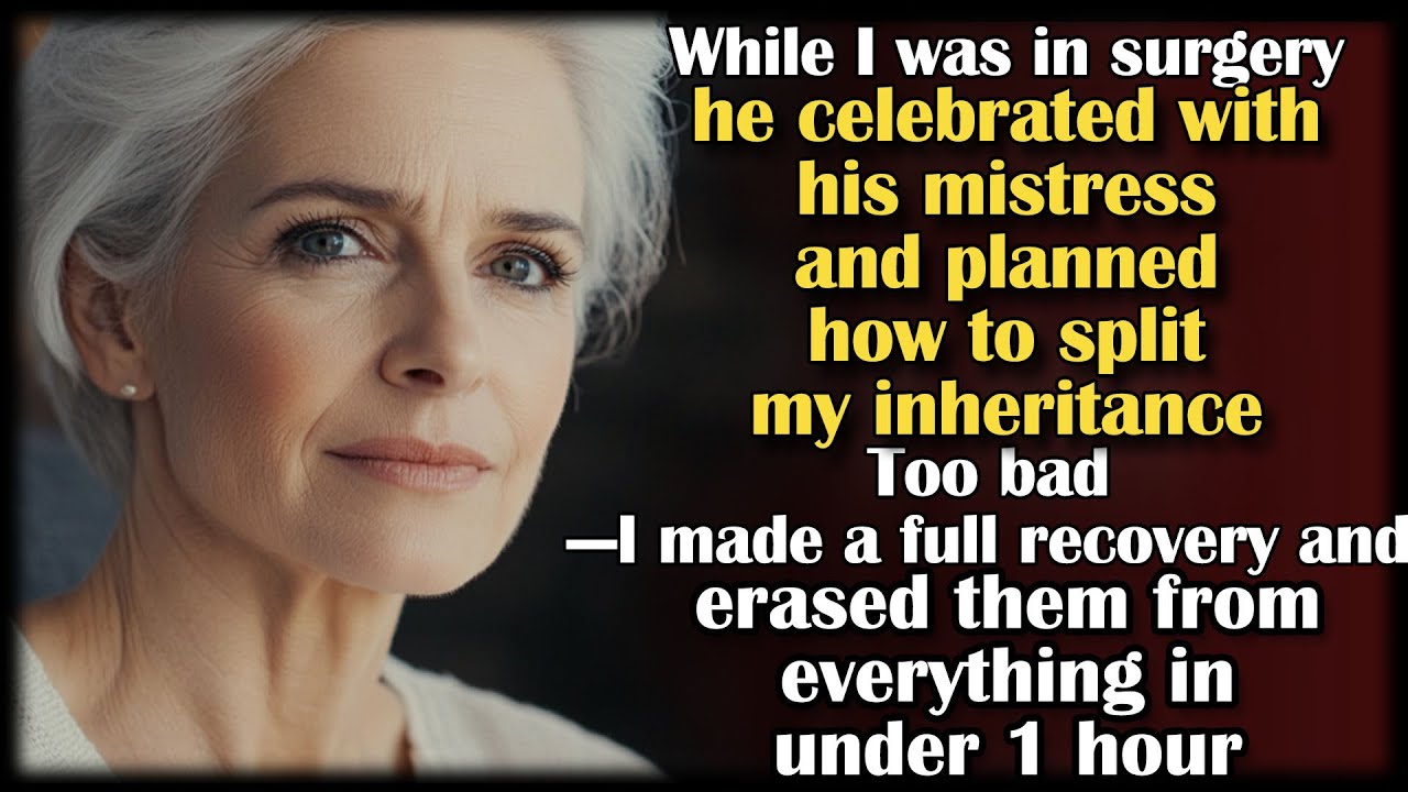 During my surgery, he planned my death and money split with his lover—too bad I recovered and...