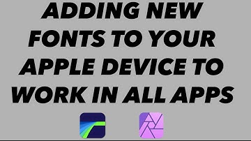 Adding New Fonts To Affinity Photo And All Apps