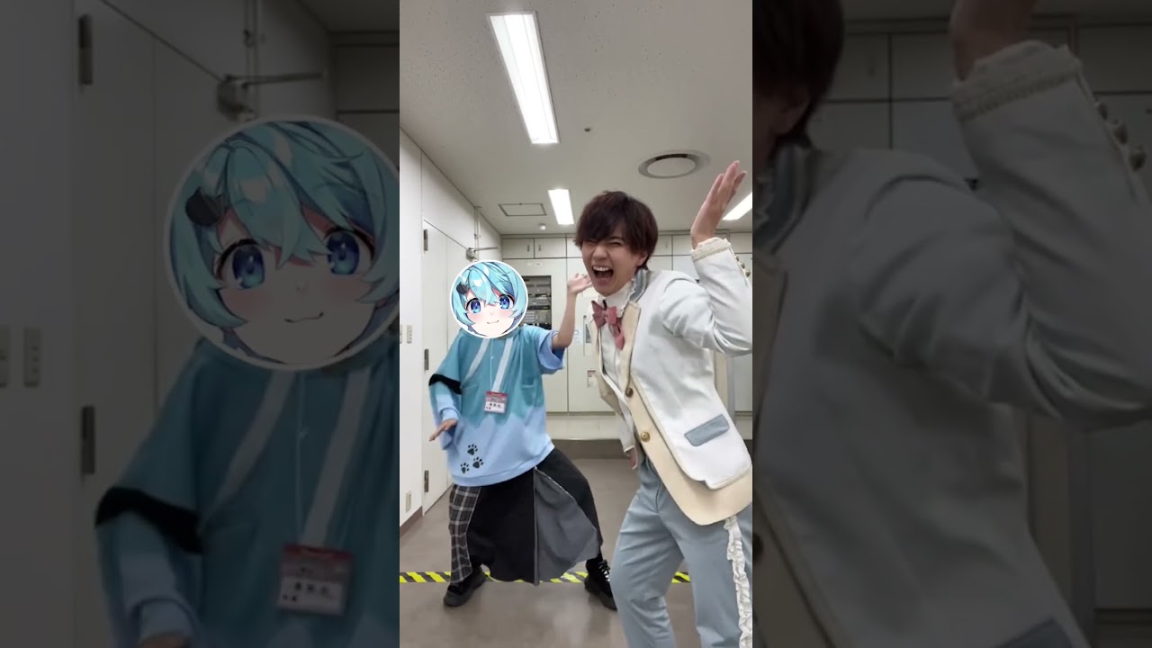 どっちがアイドルかわかる？　#踊ってみた #モナキ #そらねこ