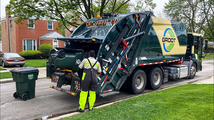 New Groot Freightliner Econic McNeilus Rear Loader Garbage Truck