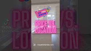 Price VS Location in Real Estate! #realestate #homebuying