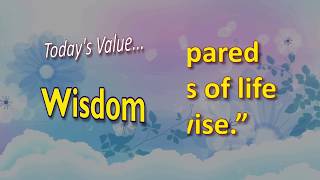 212_ Today's Value ... Wisdom