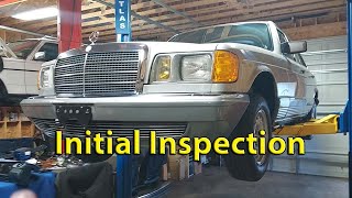 33,000 Mile 1983 Mercedes 300SD!!!  Initial Inspection