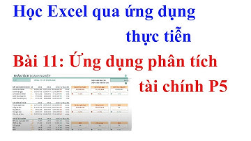 Viết ứng dụng trên Excel bài 11: Ứng dụng phân tích tài chính phần 5 | B Learn