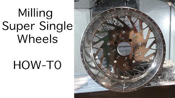 Making Billet Wheels on a VF6 Haas VMC | Super Single Billet Wheels | How-To  CNC Wheels