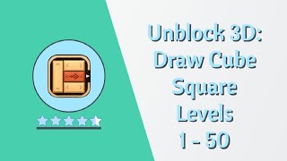 Unblock 3D: Draw Cube Square (iOS) l Levels 1 - 50 screenshot 3