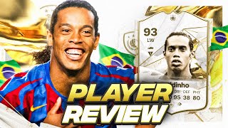 93 ICON RONALDINHO SBC PLAYER REVIEW! | FC 24 ULTIMATE TEAM