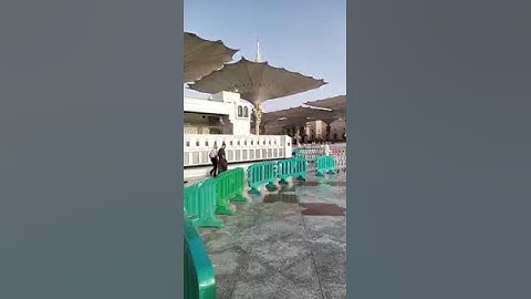 Front side of Masjid e Nabawi