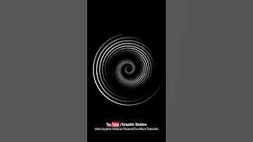 Line Spiral Vortex in Adobe Illustrator | Graphic Station #Short #Beginners
