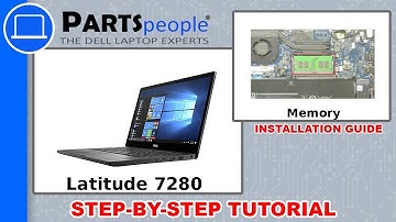 Dell Latitude 7280 (P28S001) Memory How-To Video Tutorial