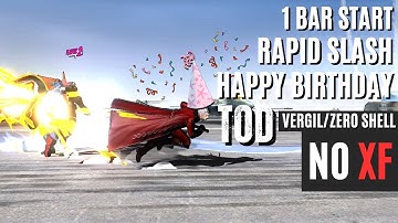 Rapid Slash Happy Birthday - Optimal No XF Route w/ Vergil & Zero #umvc3