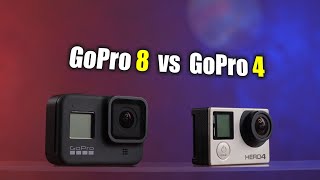 Обзор и тесты GoPro Hero 8 vs GoPro Hero 4 Black