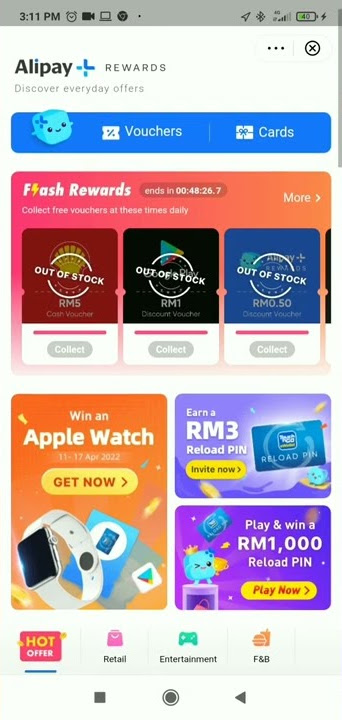 how to claim tng (touch n go) voucher, A reward
