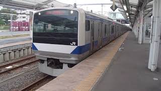 【2019年9月撮影】 上野東京ラインE531系（K415編成）日立駅を発車