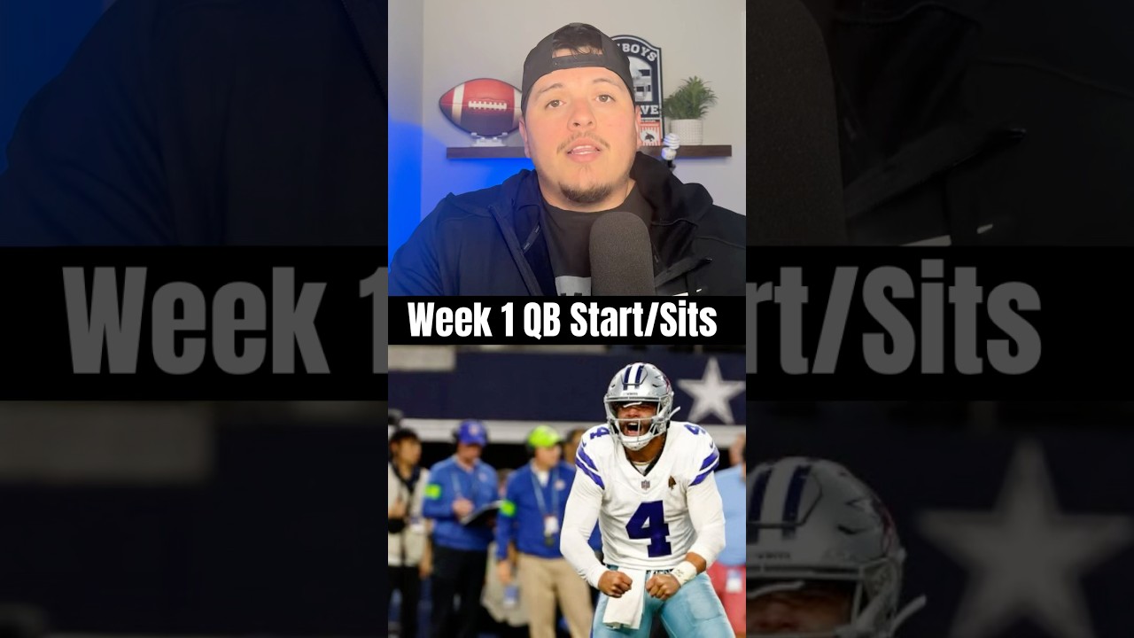 Week 1 QB Start/Sits 
