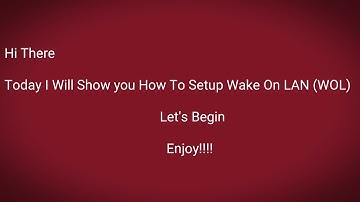 How To Turn on Your PC From Android & Ios Using Wake On LAN