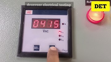 AE DIGITAL AMMETER PROGRAMMING #dronveer