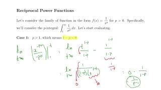 Improper Integrals