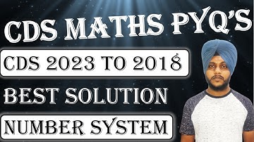 CDS Maths - Number System || Number System for CDS Exam||CDS Number System PYQ #cds #cdsnumbersystem