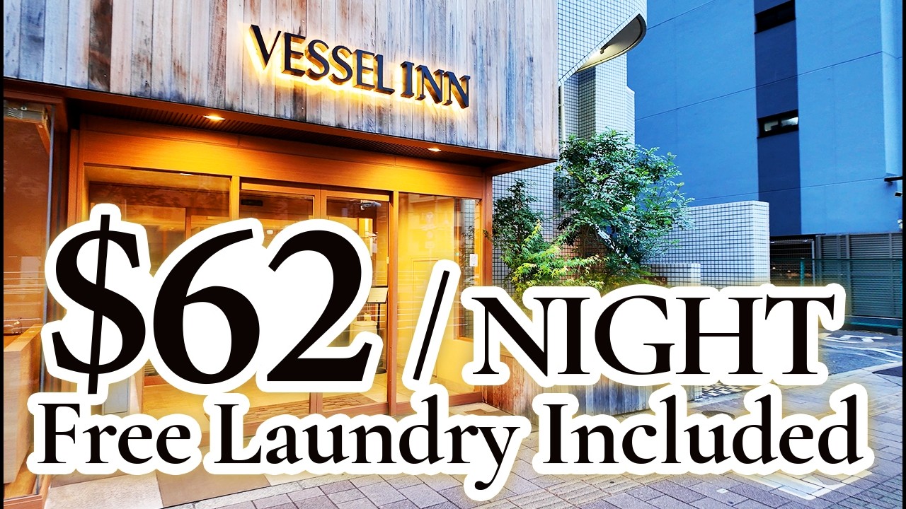 Asakusa Hotel for $65 — Free Laundry & Shitamachi Breakfast — 6 Min from TX Station 🏨 Vessel Inn