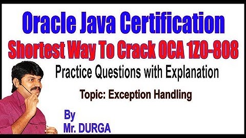 Java Exception Handling || Q4.  Exception Handling Practice Questions & Explanation || by Durga