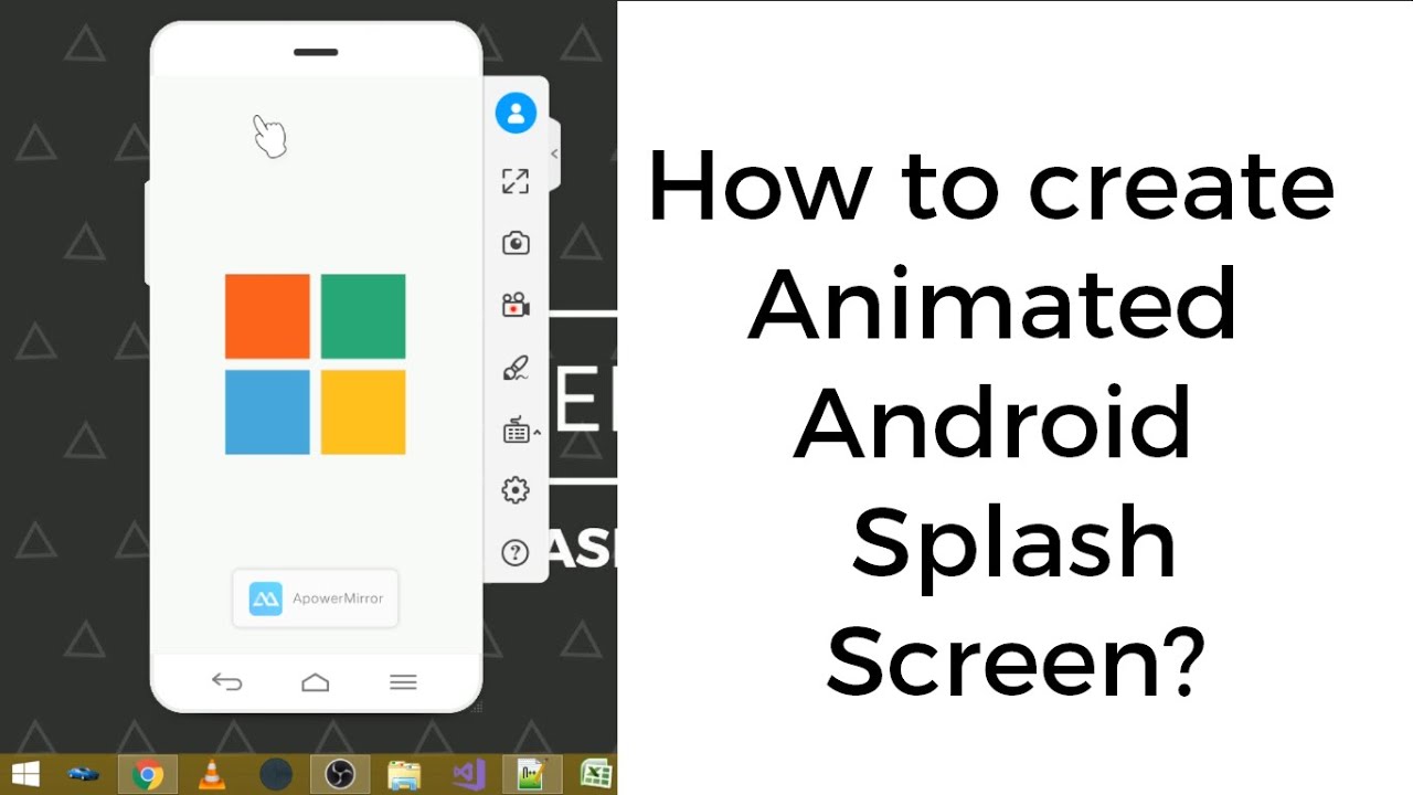 How to create Android Splash Screen Animated - ParallelCodes