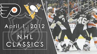 NHL Classics: Fists fly in epic game between Flyers and Penguins | 04/01/2012 | NBC Sports screenshot 4