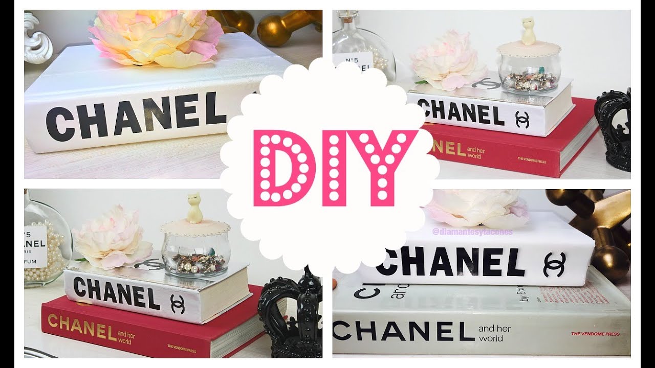 Diy Transforma Tus Libros Y Ahorra Dinero Libro Chanel Youtube