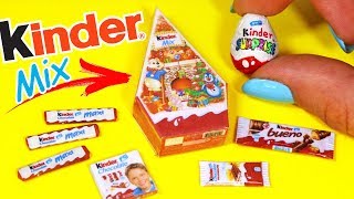 МИНИ КИНДЕР СЮРПРИЗ МИКС для КУКОЛ! Как сделать Kinder Своими руками! ТОП МК Анна Оськина