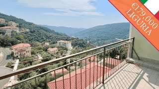 €179k LIGURIA: Glass Floor/Ceiling Must See Inside ~ Stunning Village & Sea Views of Italian Riviera