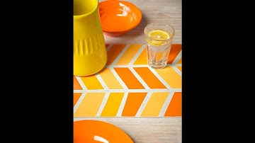 How to create a herringbone pattern