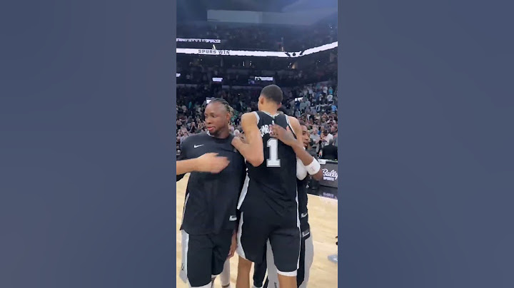Victor Wembanyama Walks Off With The Win, A Double-Double & A Hug From Dad! 🔥🤝