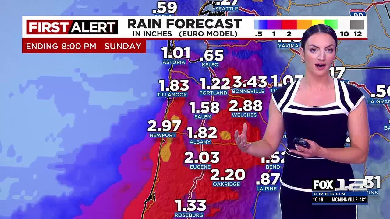 First Alert Saturday evening FOX 12 weather forecast (12/2) - YouTube