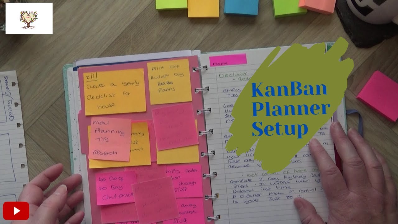 Kanban Notebook  - Ideas for you to set one up in your Planner