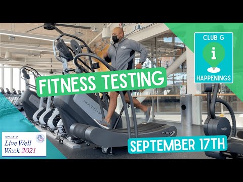 Join Us for Fitness Testing | Club G Happenings