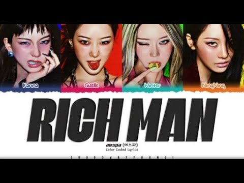 aespa  Rich Man  Lyrics  에스파 Rich Man 가사  Color Coded