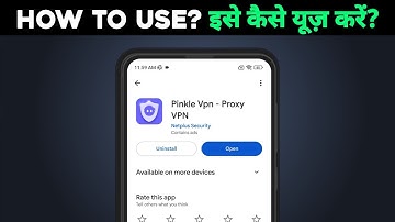 Pinkle VPN : Proxy VPN app kaise use kare | Review | best vpn for Capcute | Android | BGMI | Netflix
