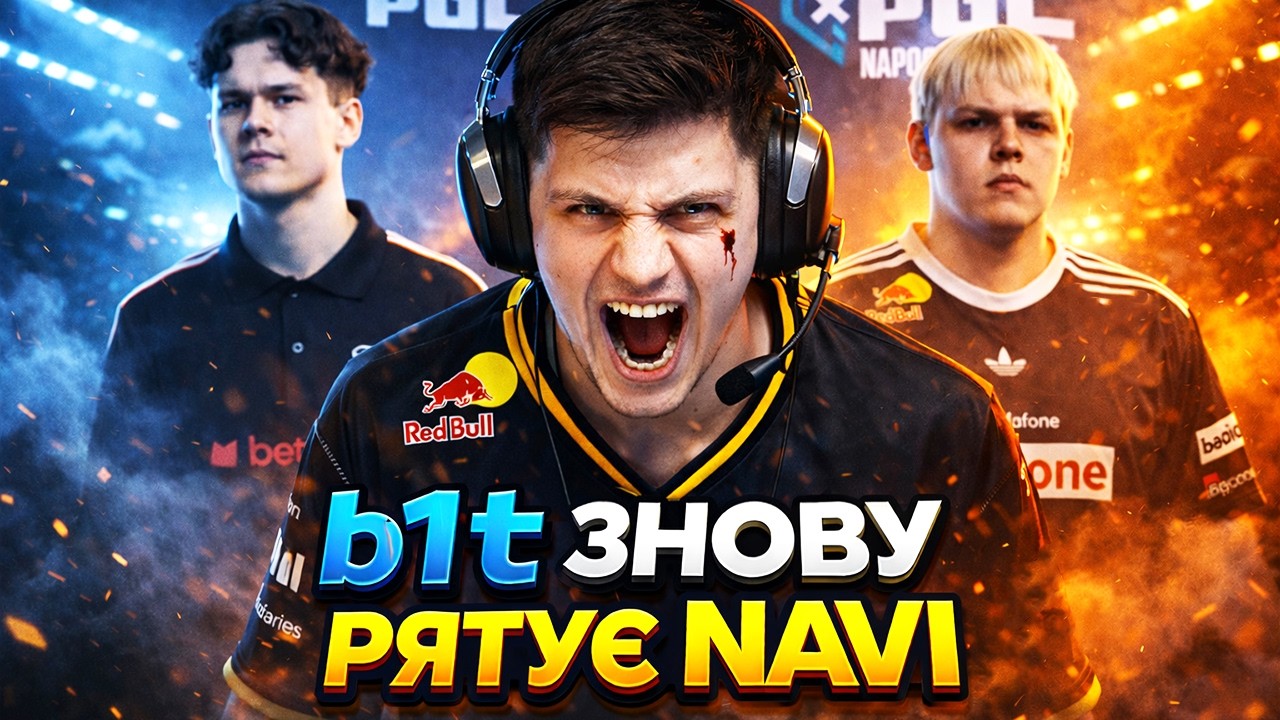 b1t ТЯГНЕ NAVI В ПЛЕЙ-ОФ! 🏆Божевільний камбек проти G2 | FUT жорсткіші ...