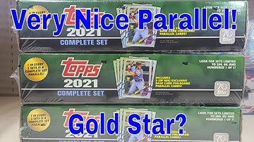 2021 Topps Complete Series 1 & 2 sets with Parallel and Card Variation
