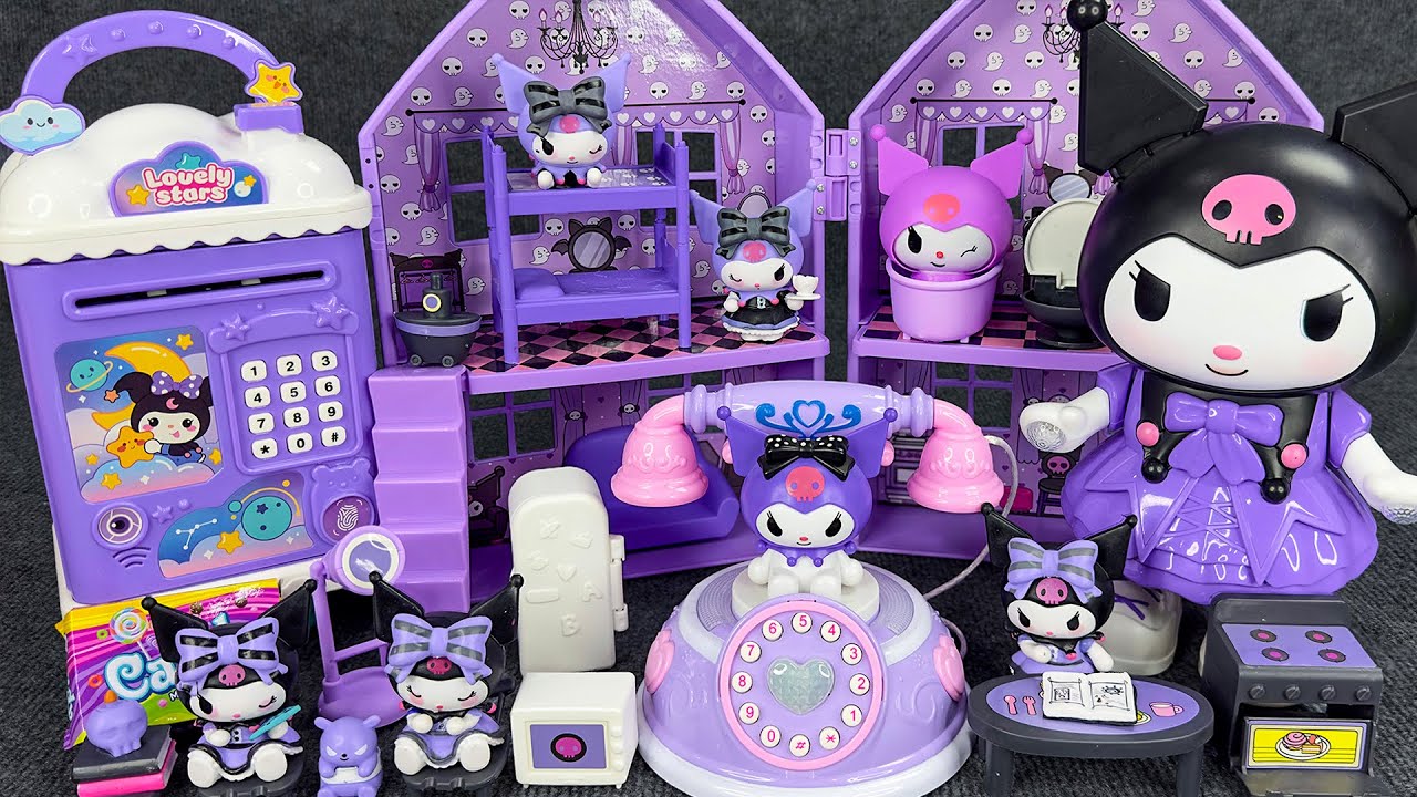Satisfying with Unboxing ULTIMATE Hello Kitty Kuromi Kitchen Playset, Cooking toy ASMR Review Toys